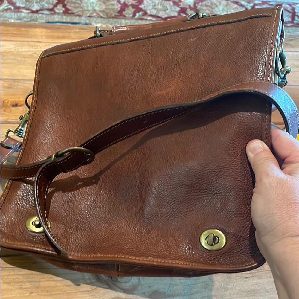 Brown Leather Men's Bag